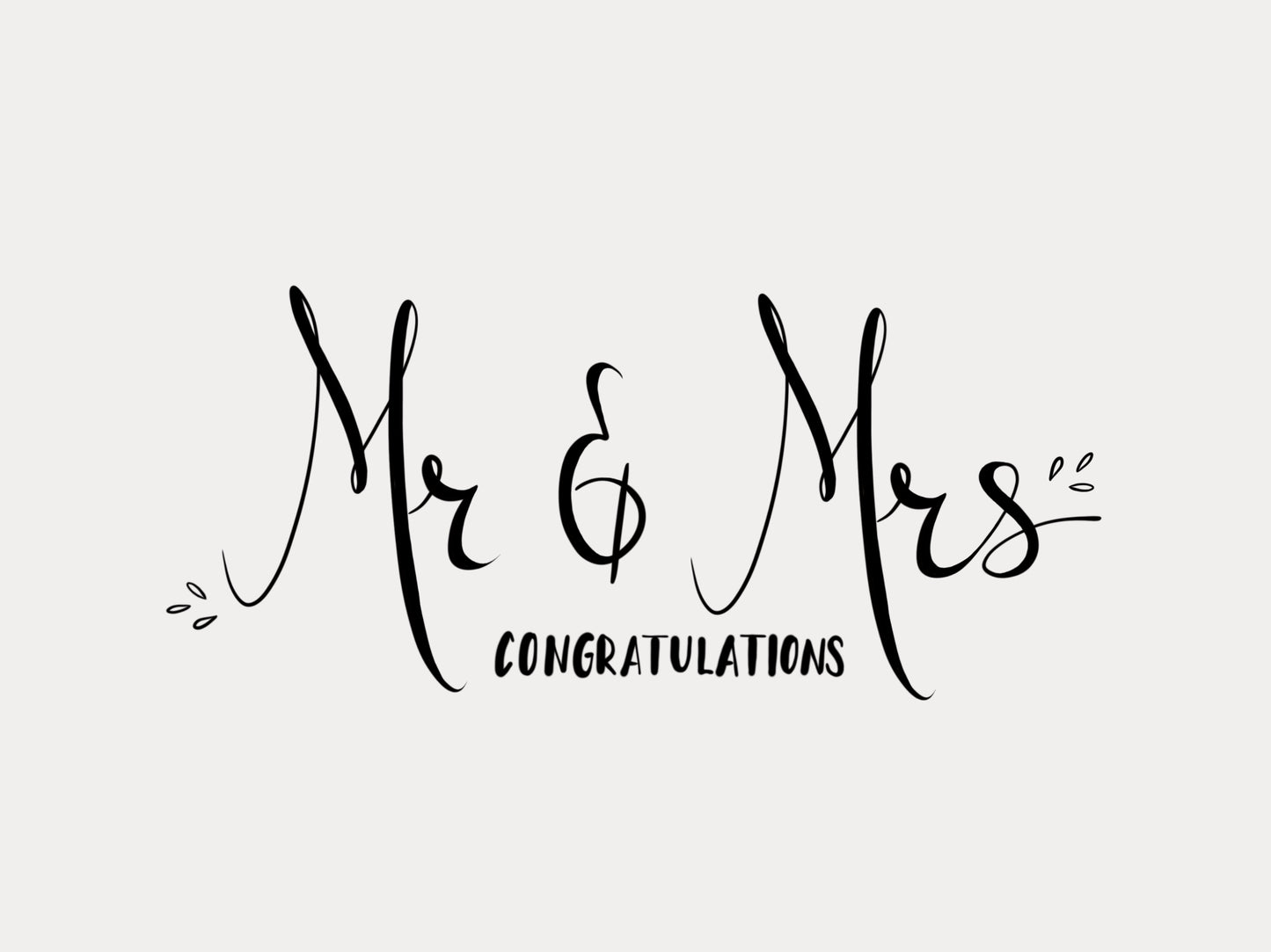 Mr & Mrs