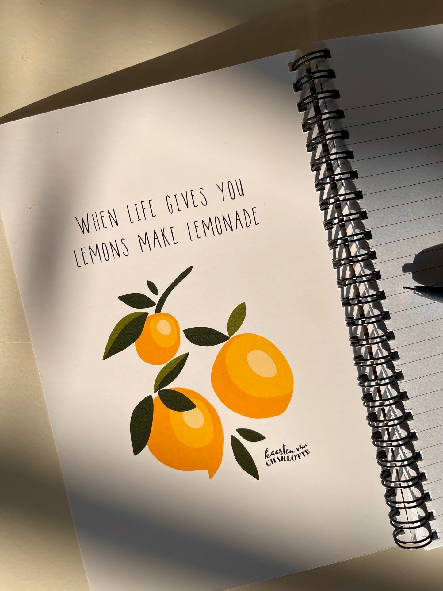Notitieboek lemon